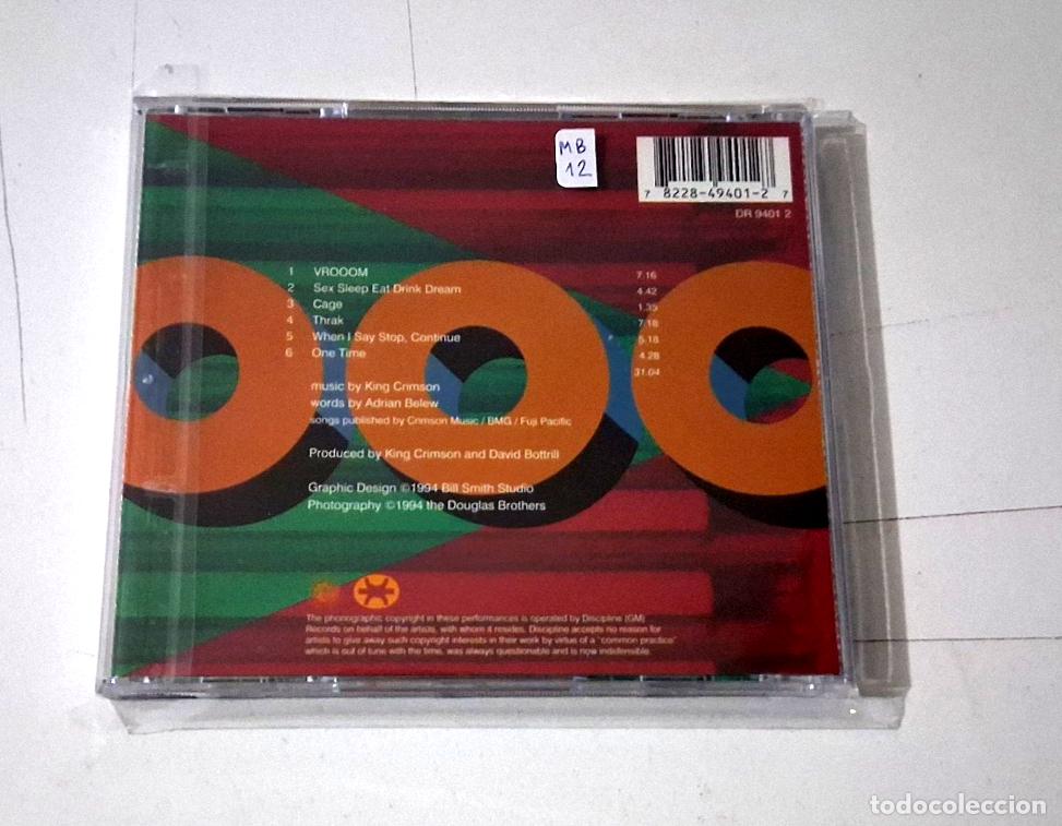 CDs de m&uacute;sica: KING CRIMSON &rdquo;VROOOM&rdquo; CD 6 TRACKS - Foto 2