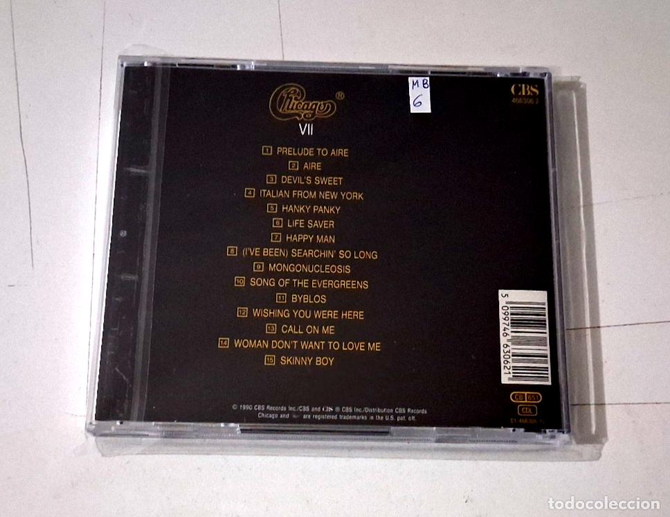 CDs de m&uacute;sica: CHICAGO &rdquo; VII &rdquo; CD 15 TRACKS - Foto 2