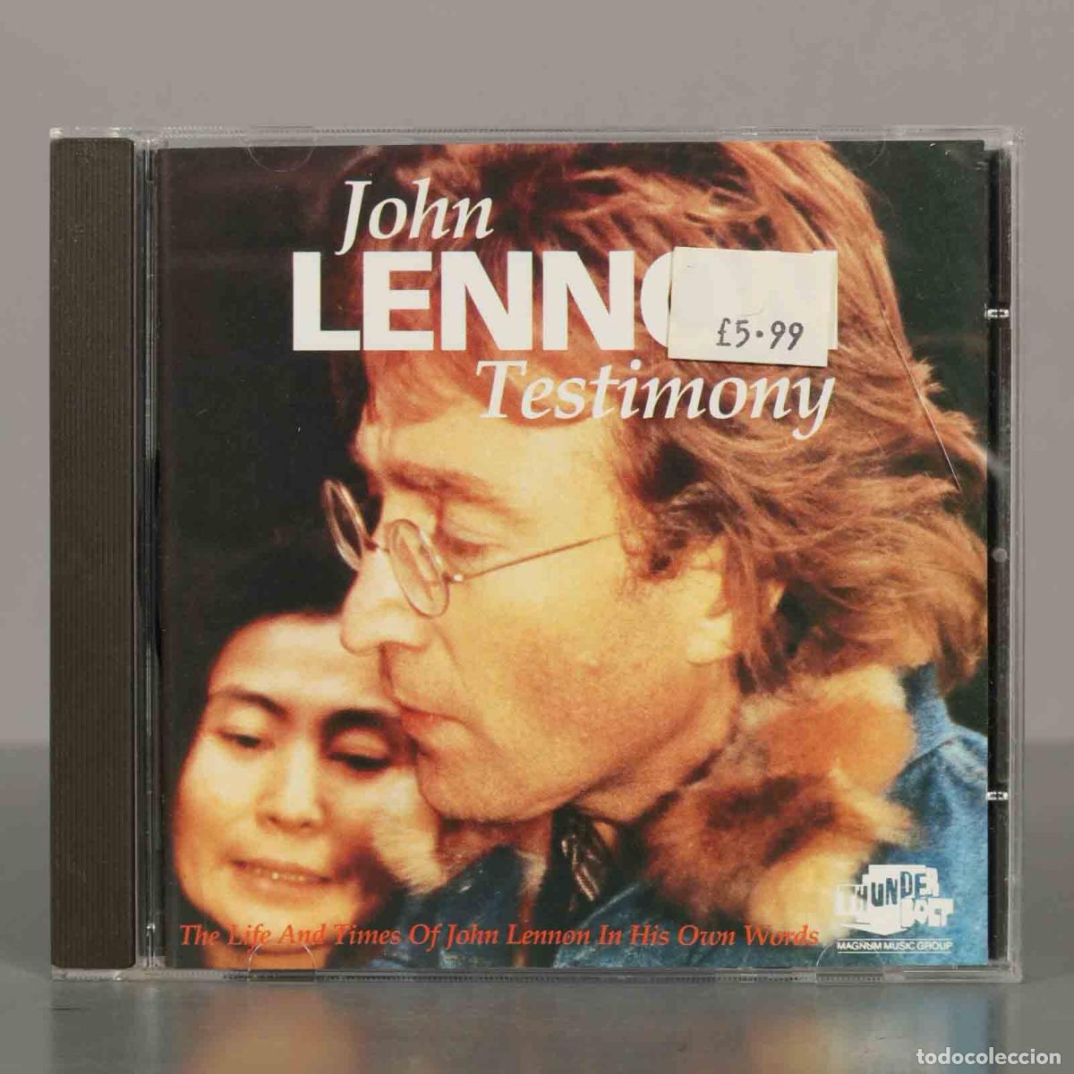 CDs de m&uacute;sica: CD. John Lennon &ndash; John Lennon Testimony. - Foto 1