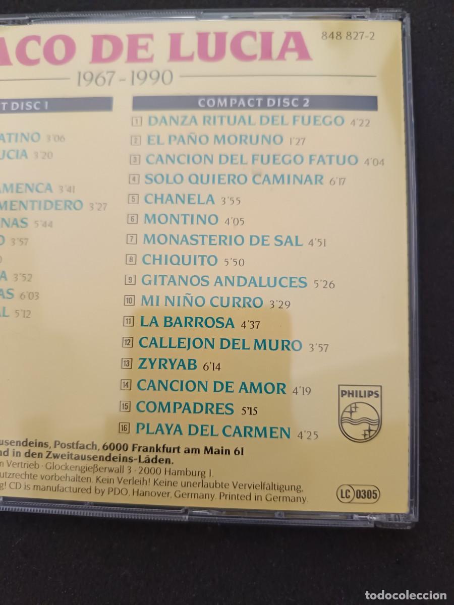 CDs de m&uacute;sica: 2 CD. PACO DE LUC&Iacute;A. 1967-1990 - Foto 4