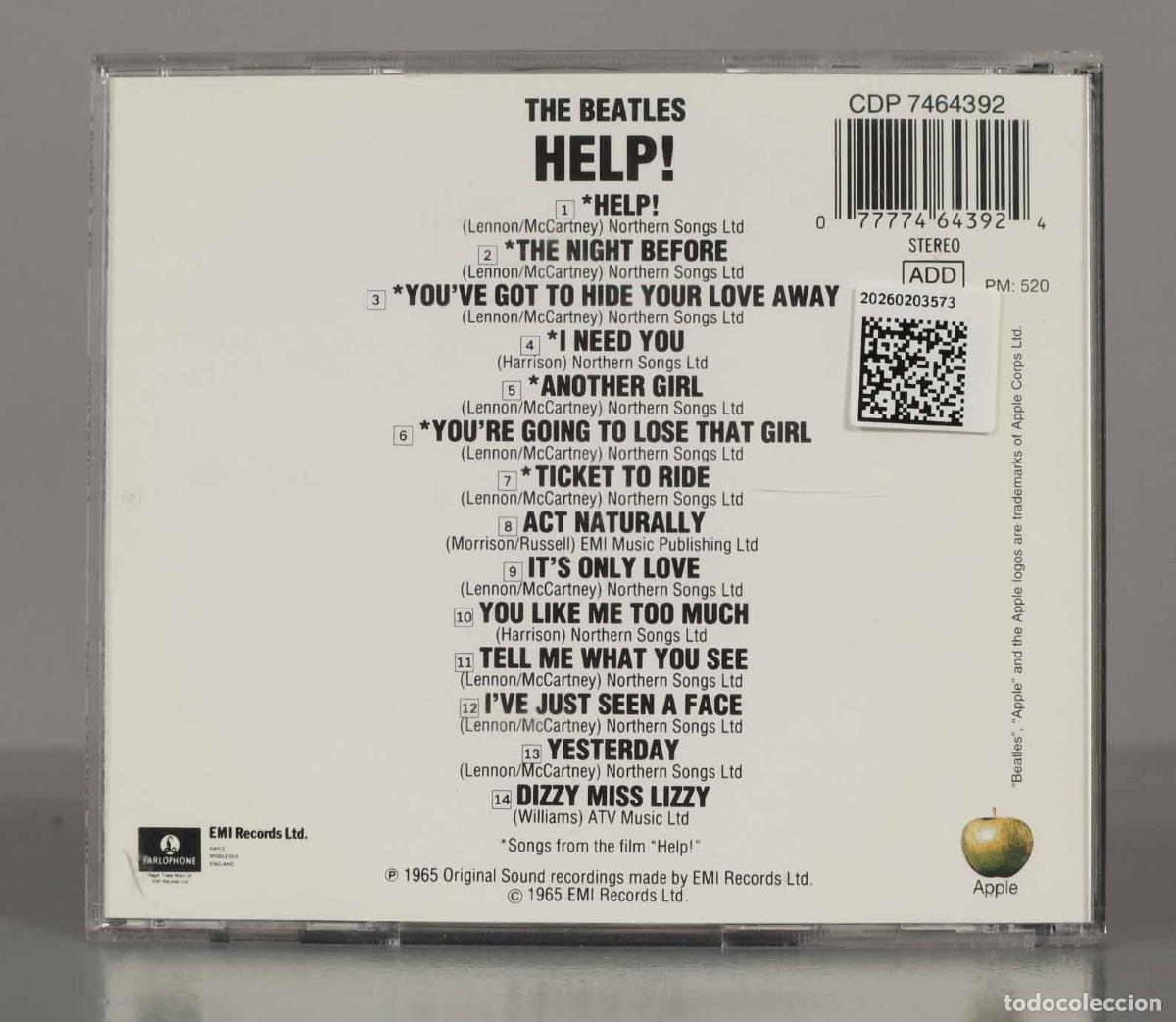 CDs de m&uacute;sica: CD. The Beatles &ndash; Help! - Foto 2