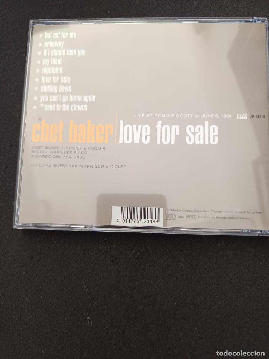 CDs de m&uacute;sica: CHET BAKER. LOVE FOR SALE - Foto 2