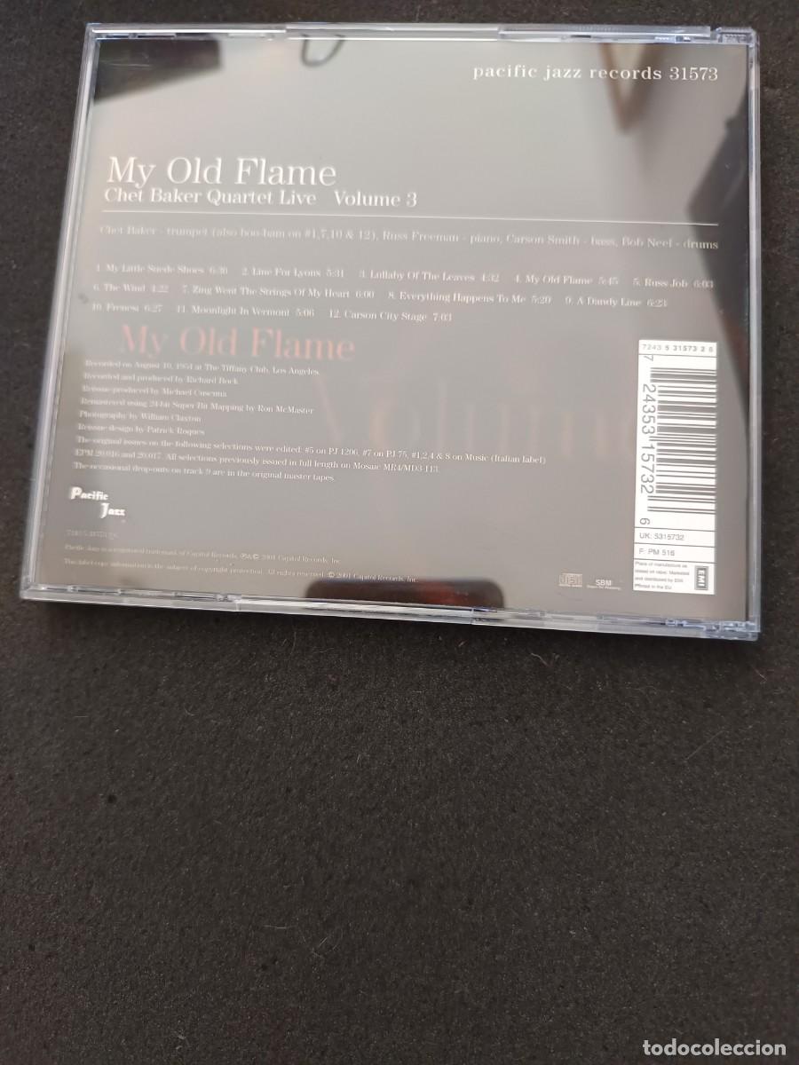 CDs de m&uacute;sica: MY OLD FLAME. CHET BAKER QUARTET LIVE. VOLUME 3 - Foto 2