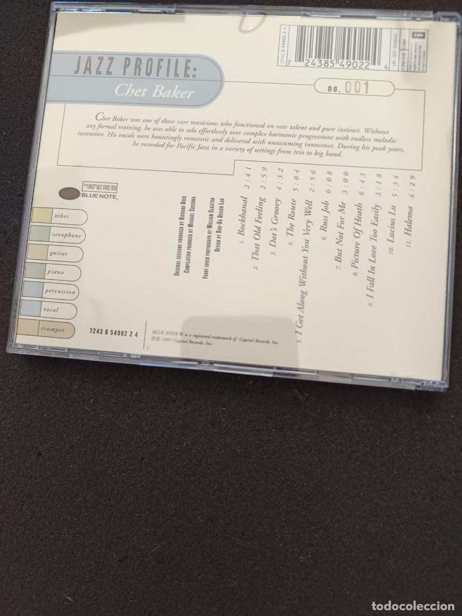 CDs de m&uacute;sica: CHET BAKER. JAZZ PROFILE - Foto 2