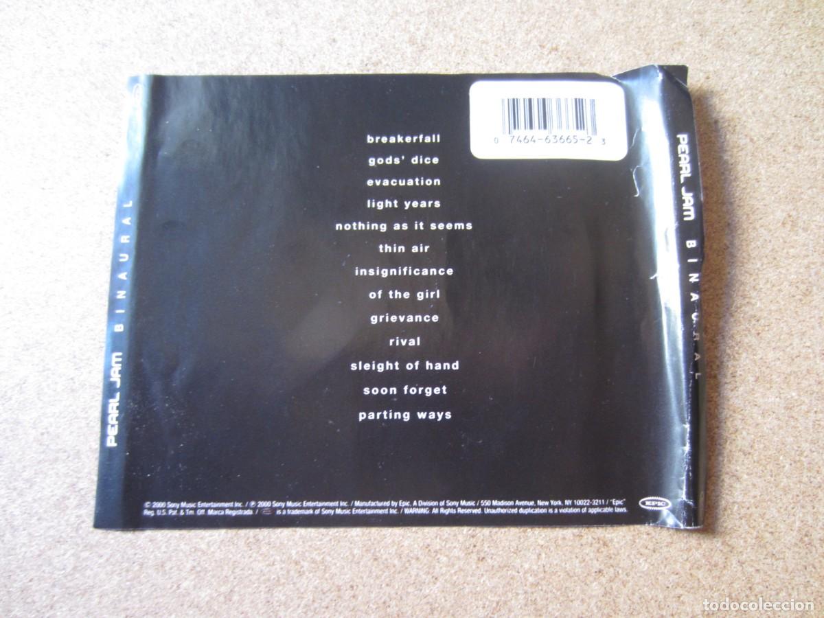 CDs de m&uacute;sica: Pearl Jam - Binaural (CD) - Foto 6