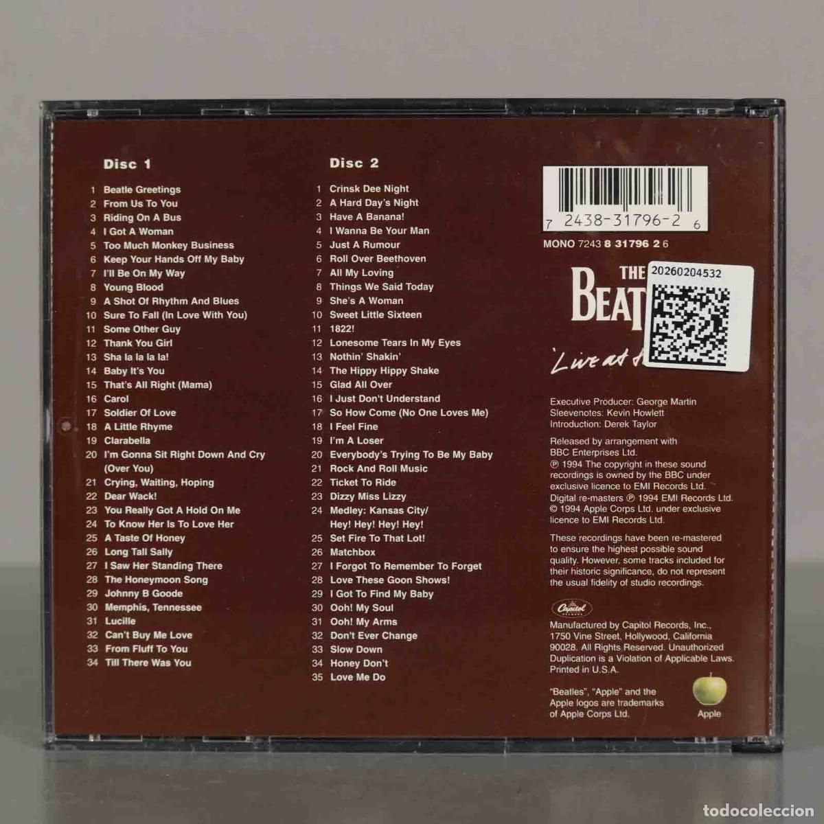 CDs de m&uacute;sica: CD. The Beatles &ndash; Live At The BBC. - Foto 2