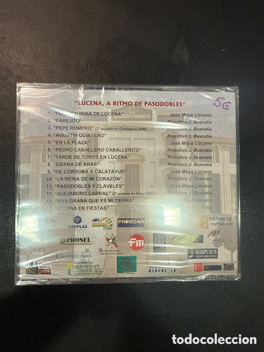 CDs de m&uacute;sica: LUCENA a ritmo de pasodobles. CD - Foto 2