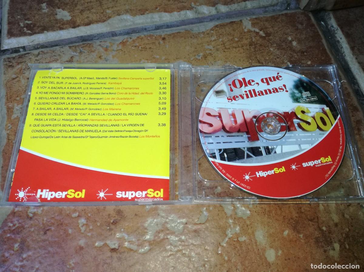 CDs de m&uacute;sica: OLE, QUE SEVILLANAS-SUPERSOL - Foto 2