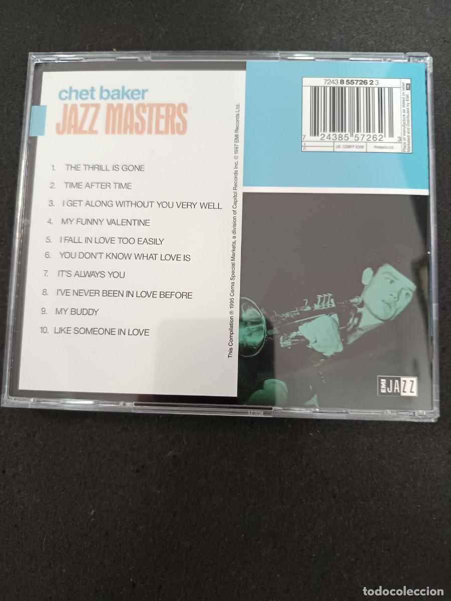 CDs de m&uacute;sica: CHET BAKER. JAZZ MASTERS. EMI JAZZ - Foto 2