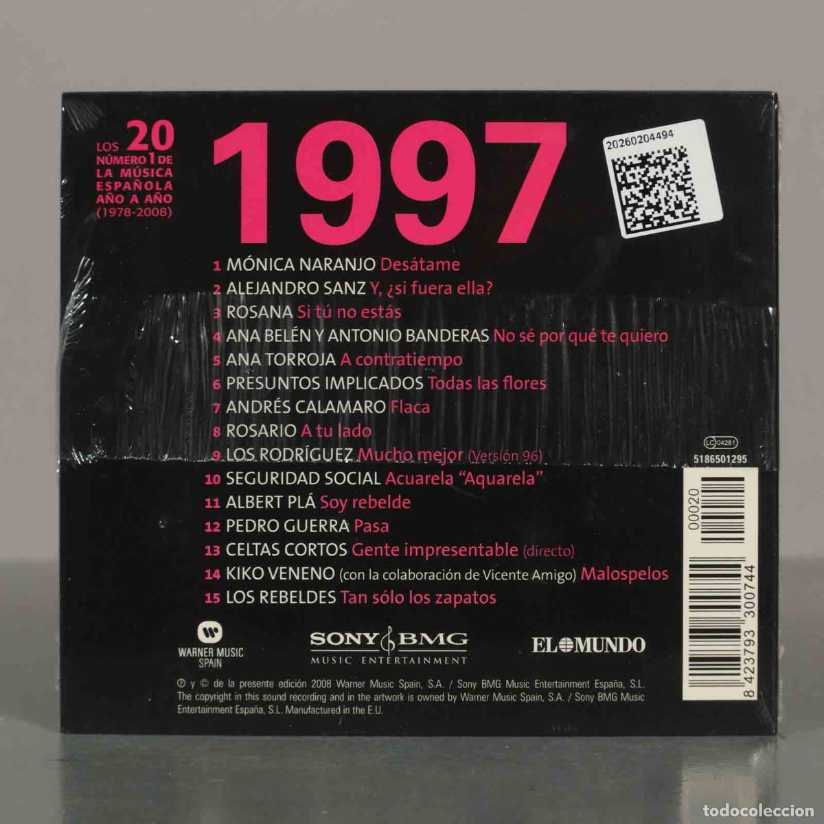CDs de m&uacute;sica: CD. Various &ndash; 1997. Las Canciones De Nuestra Vida. PRECINTADO. - Foto 2
