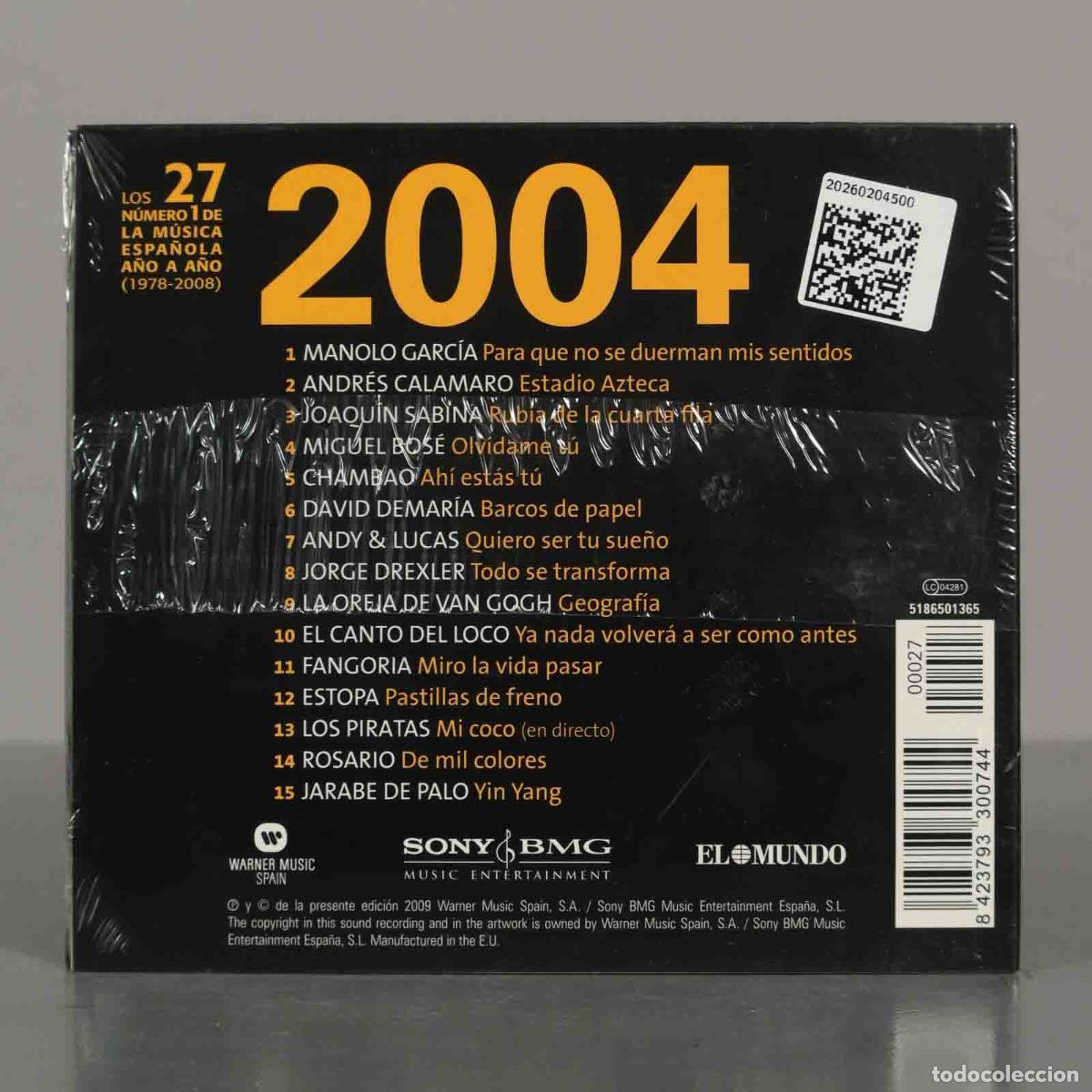 CDs de m&uacute;sica: CD. Various &ndash; 2004. Las Canciones De Nuestra Vida. PRECINTADO. - Foto 2