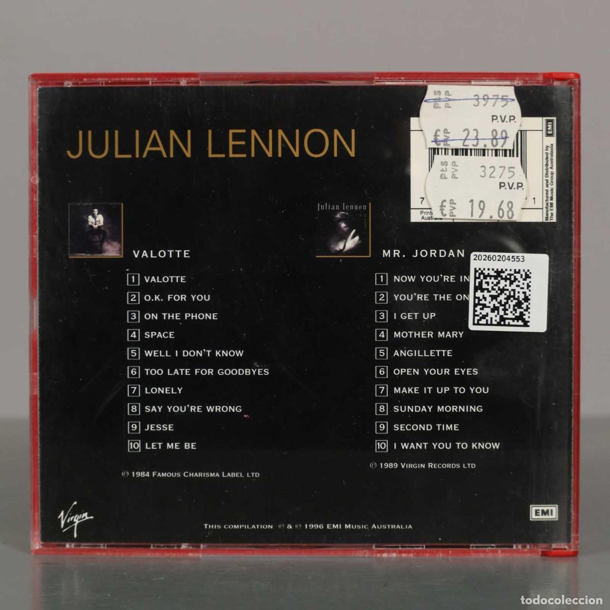 CDs de m&uacute;sica: CD. Julian Lennon &ndash; Valotte. - Foto 2