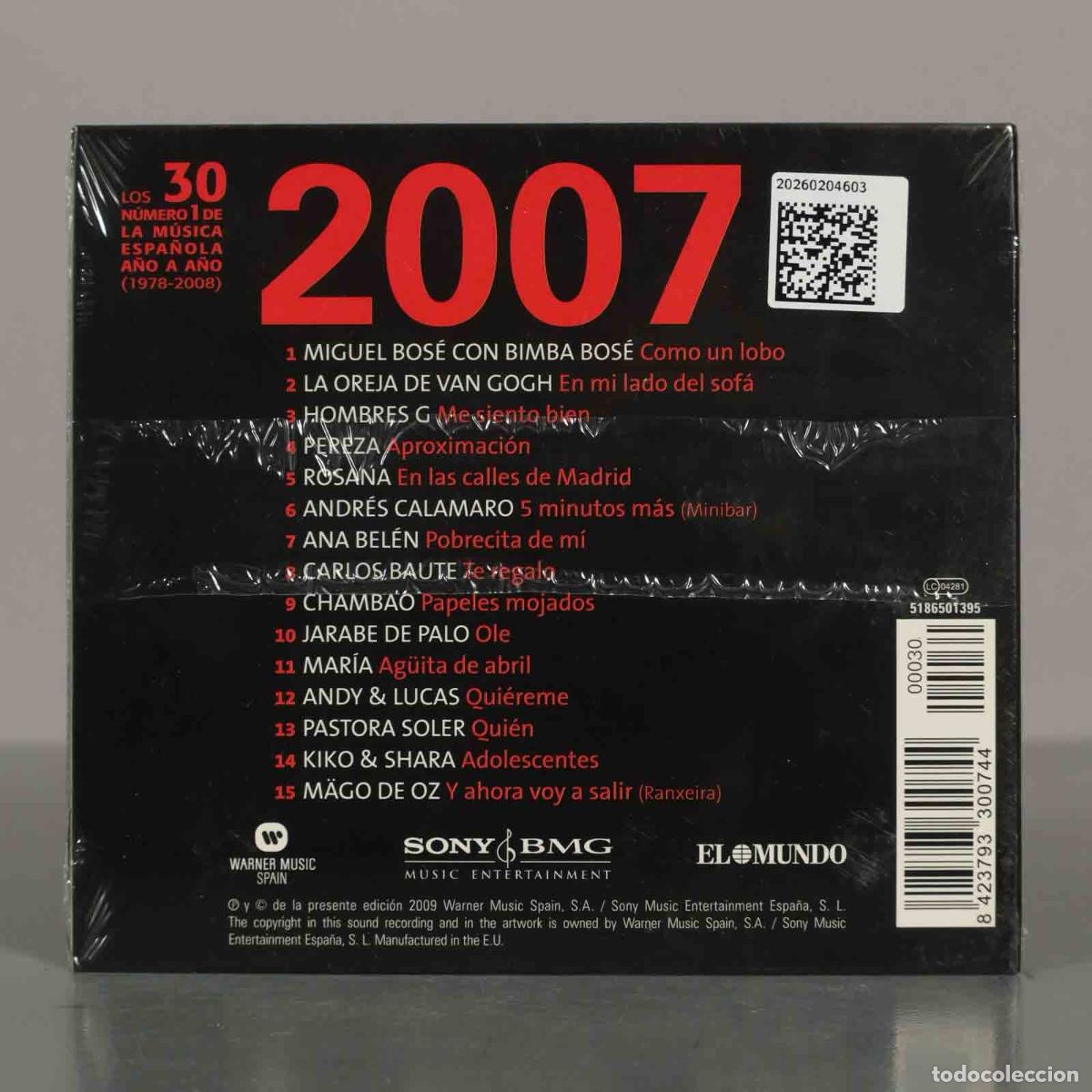 CDs de m&uacute;sica: CD. Various &ndash; 2007. Las Canciones De Nuestra Vida. PRECINTADO. - Foto 2