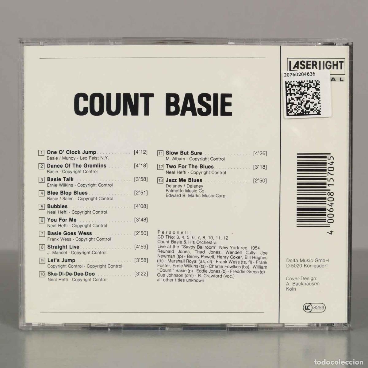 CDs de m&uacute;sica: CD. Count Basie &ndash; Count Basie. - Foto 2