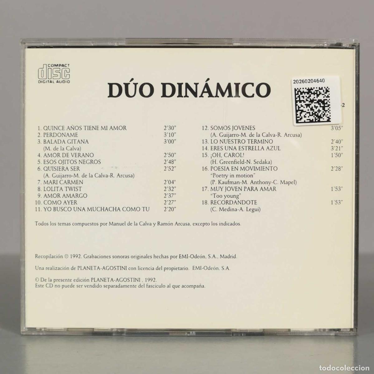 CDs de m&uacute;sica: CD. Various &ndash; D&uacute;o Din&aacute;mico. - Foto 2