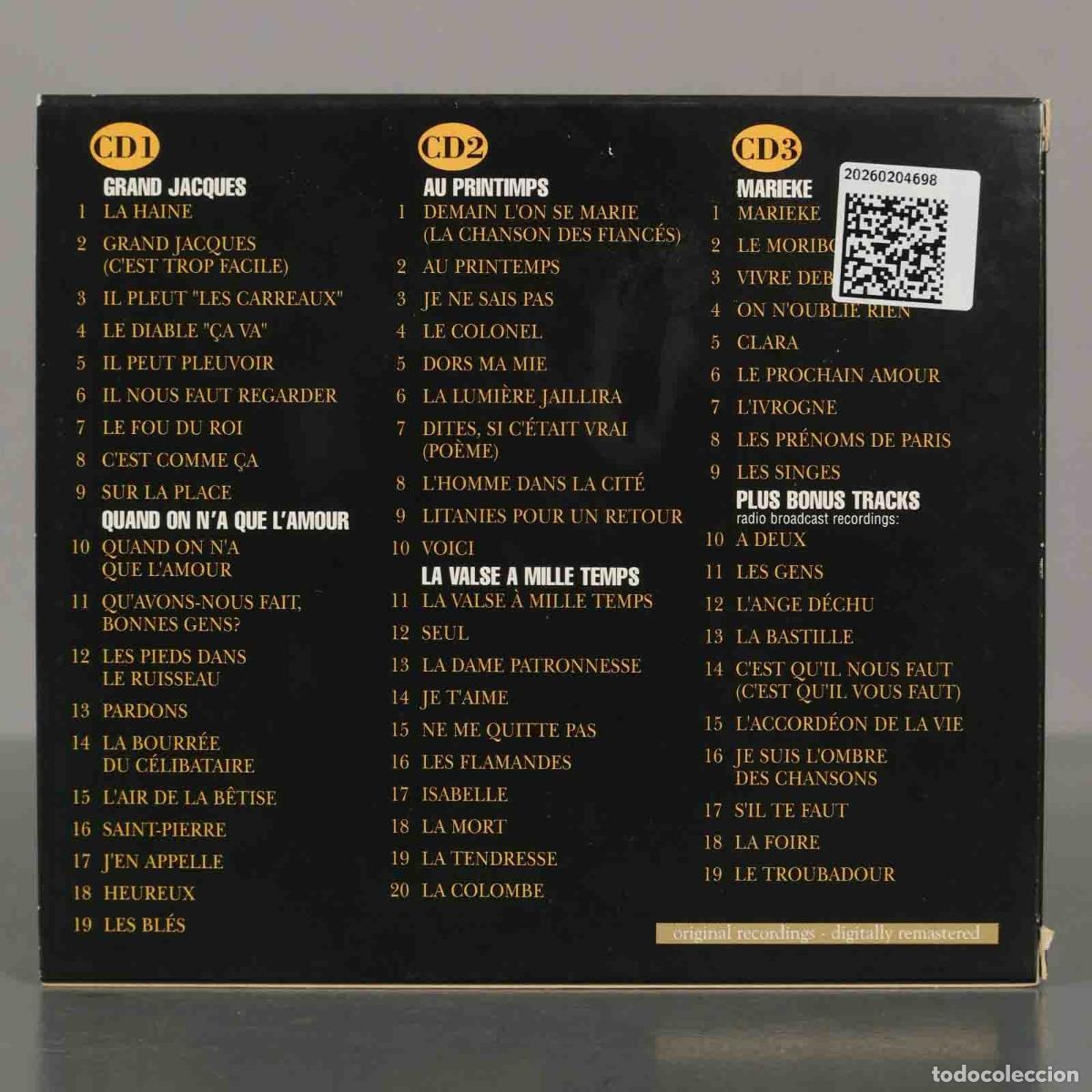 CDs de m&uacute;sica: CD. Jacques Brel &ndash; Long Play Collection. - Foto 2