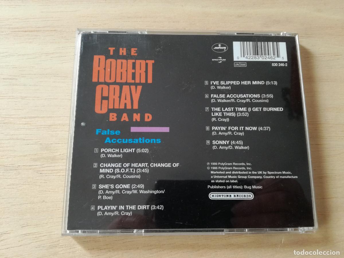 CDs de m&uacute;sica: ROBERT CRAY BAND - FALSE ACCUSATIONS - PEDIDO MINIMO 7&euro; - Foto 2