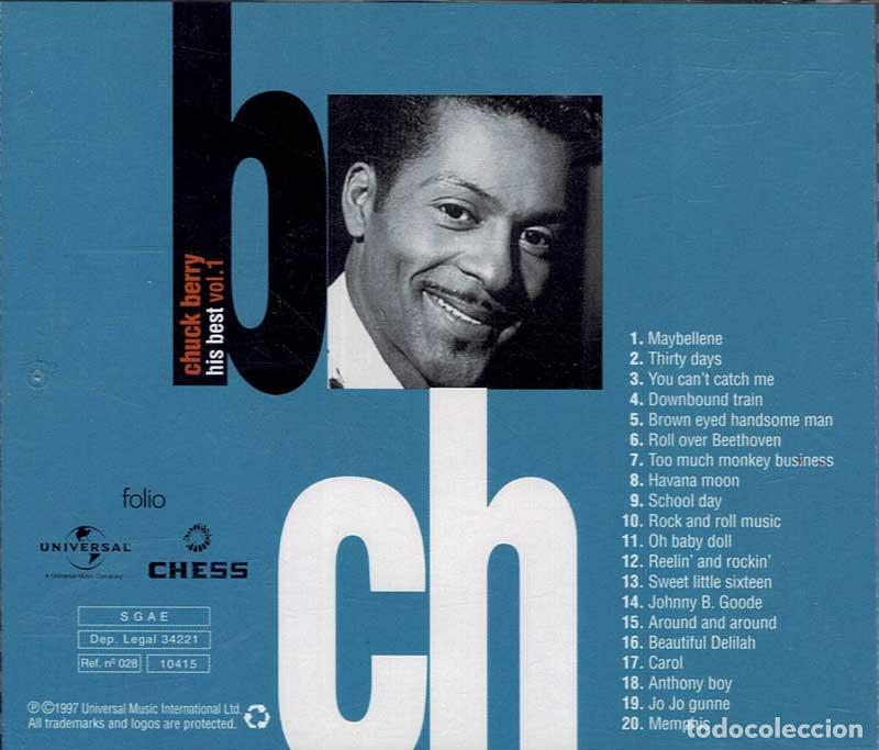 CDs de m&uacute;sica: Chuck Berry - His Best Vol. 1. CD - Foto 2