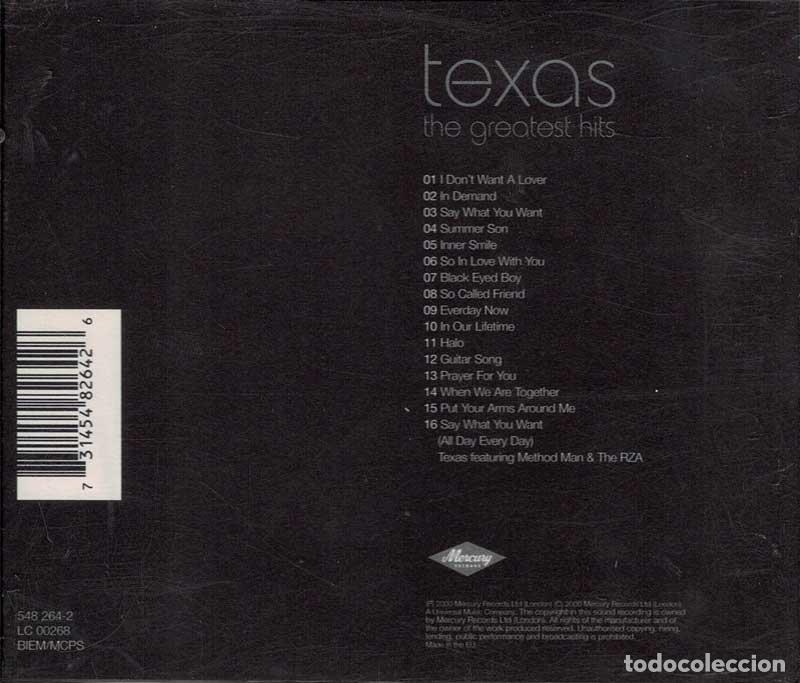 CDs de m&uacute;sica: Texas - The Greatest Hits. CD - Foto 2