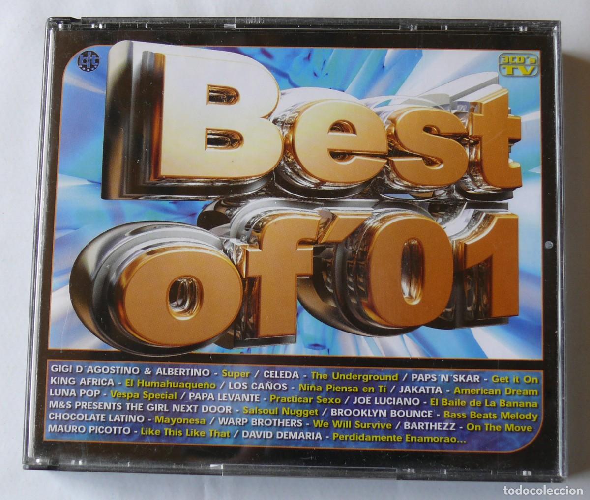 CDs de m&uacute;sica: Best OF2001 - 3 CD. Bit Music - Foto 1