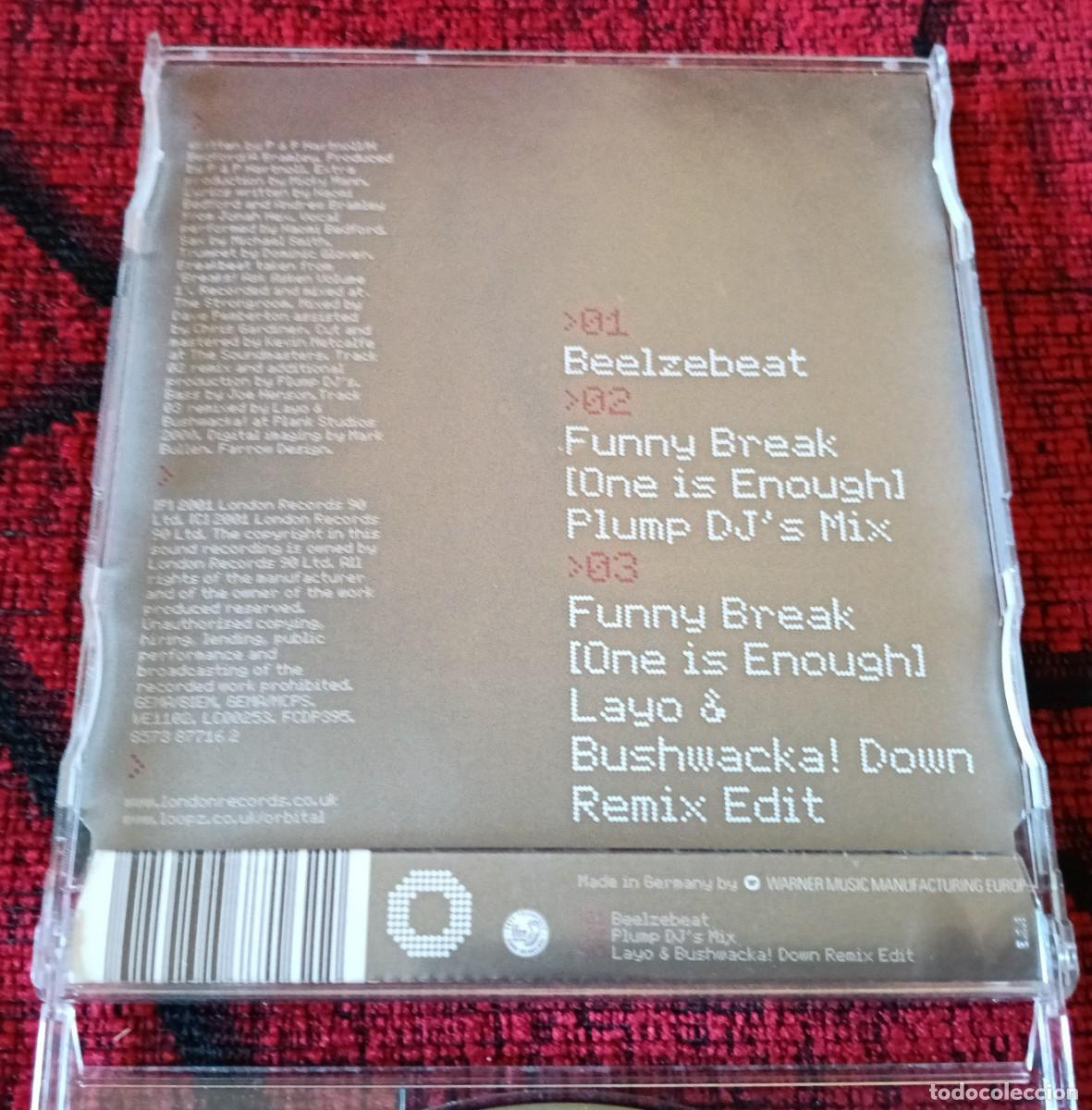 CDs de m&uacute;sica: ORBITAL ** Funny Break (One Is Enough) ** 2001 UK CD SINGLE - Foto 2