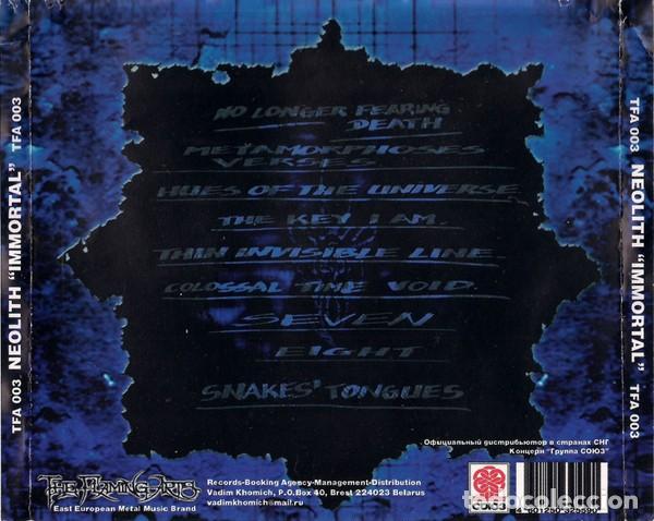 CDs de m&uacute;sica: Neolith &ndash; Immortal - CD - Foto 2