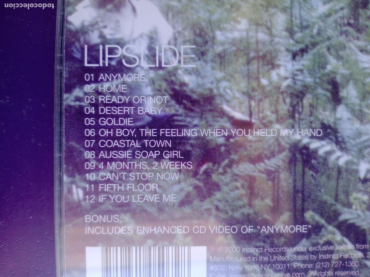 CDs de m&uacute;sica: Sarah Cracknell &lrm;&ndash; Lipslide - CD INSTINCT 2000 - DANCE POP ELECTRONICA - Foto 3
