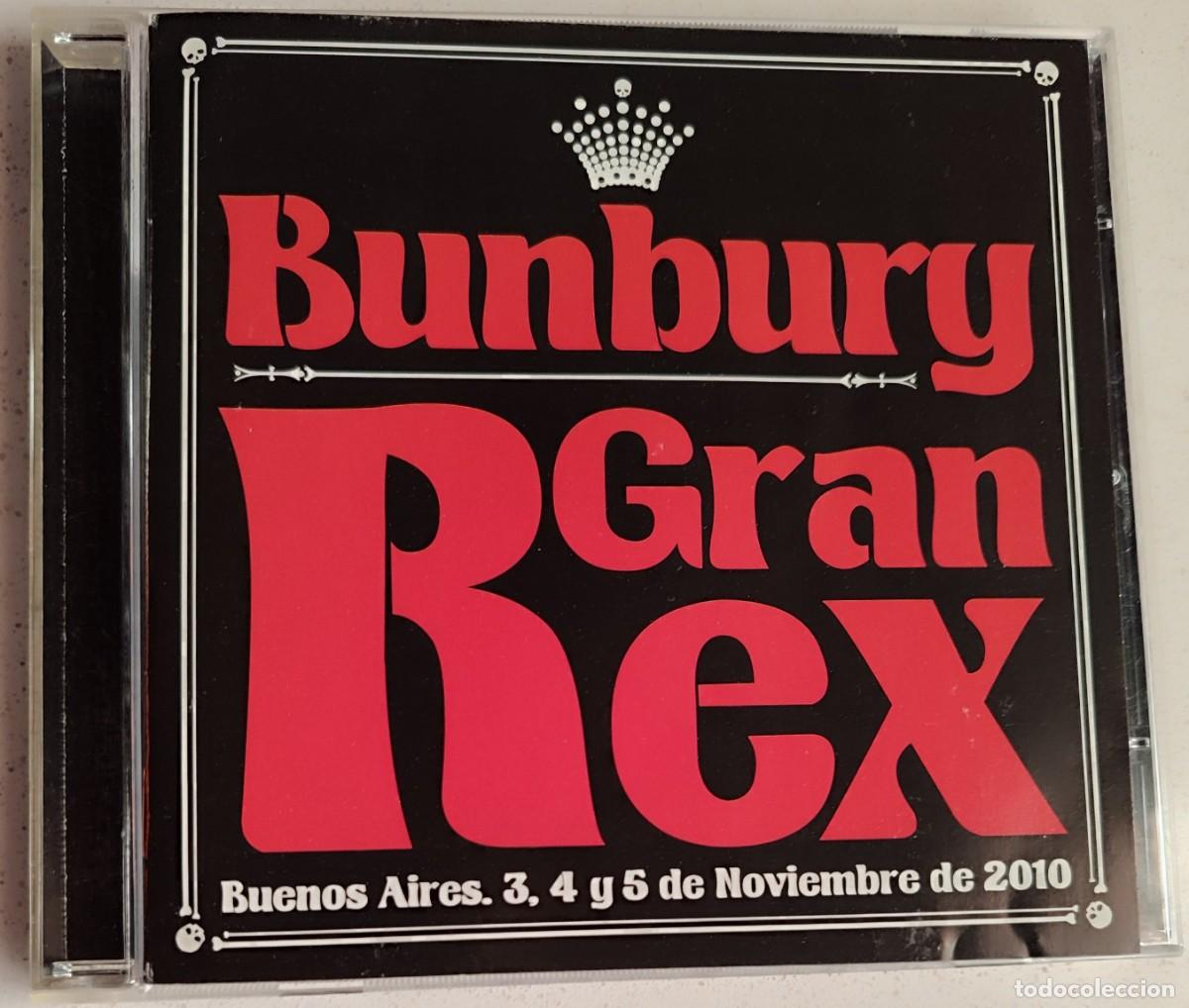 CDs de m&uacute;sica: BUNBURY - GRAN REX (2CD) 2011 - 24 TEMAS - Foto 1
