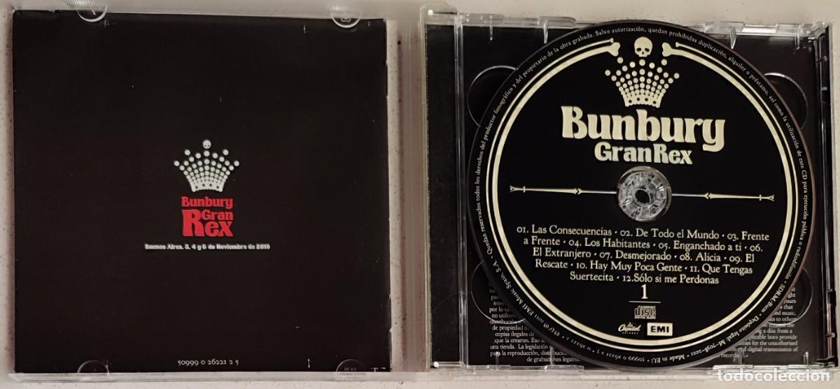 CDs de m&uacute;sica: BUNBURY - GRAN REX (2CD) 2011 - 24 TEMAS - Foto 2