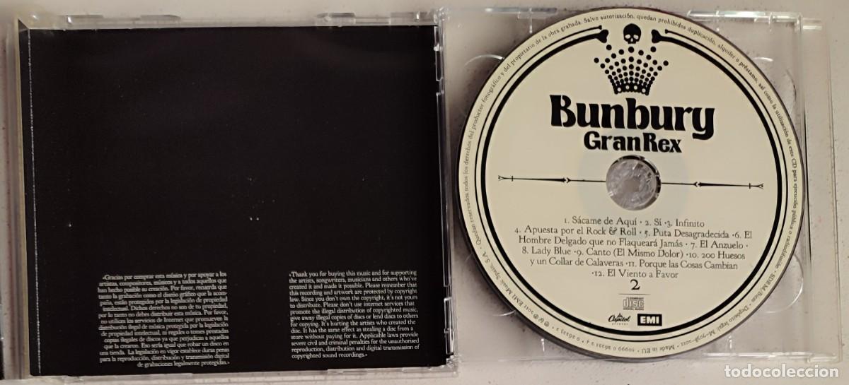 CDs de m&uacute;sica: BUNBURY - GRAN REX (2CD) 2011 - 24 TEMAS - Foto 3