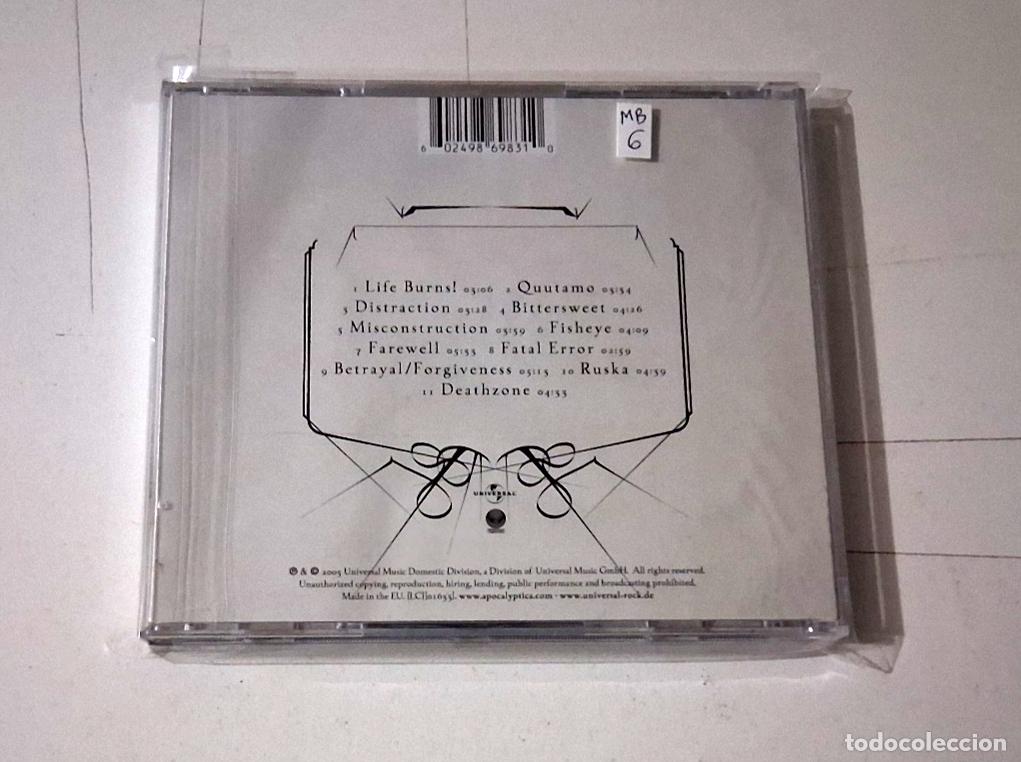 CDs de m&uacute;sica: APOCALYPTICA &rdquo;APOCALYPTICA&rdquo; CD 11 TRACKS - Foto 2