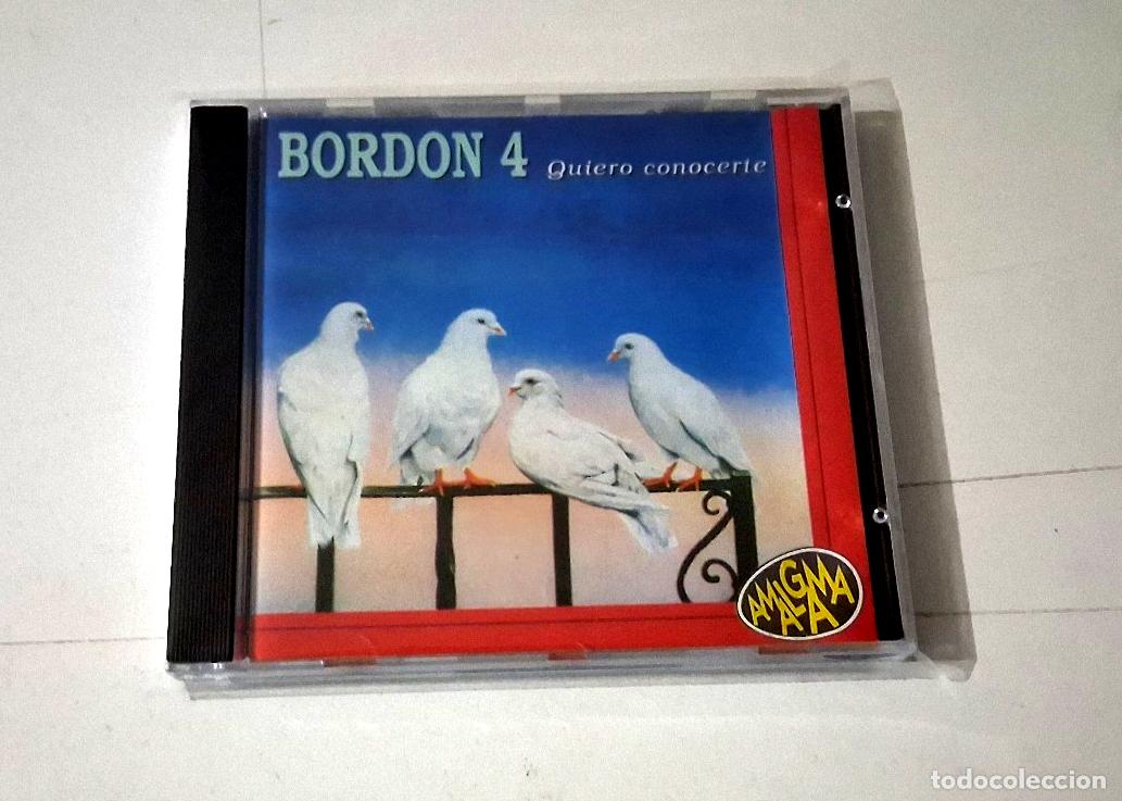 CDs de m&uacute;sica: BORDON 4 &rdquo;QUIERO CONOCERTE&rdquo; CD 8 TRACKS - Foto 1