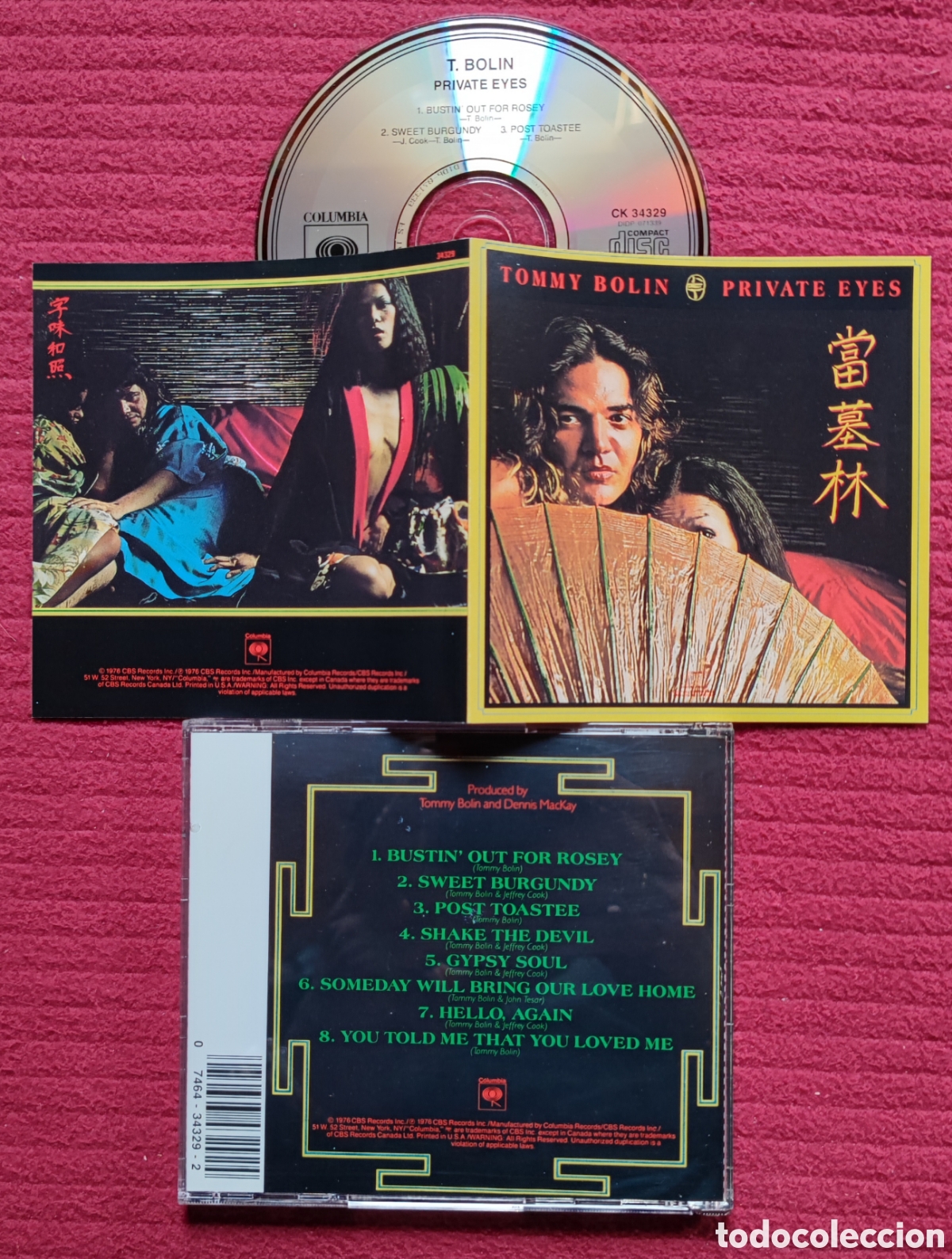 CDs de m&uacute;sica: TOMMY BOLIN: Private Eyes. - Foto 1