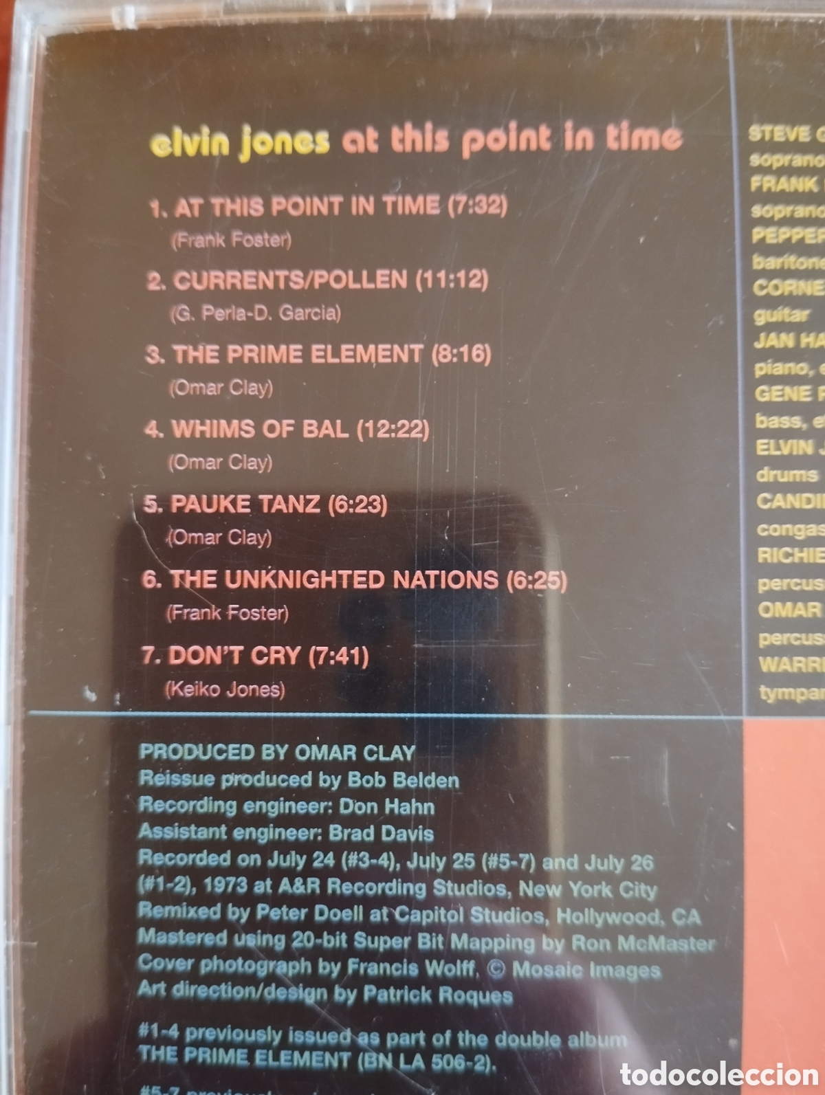CDs de m&uacute;sica: Elvin Jones - At This Point in Time - CD - Foto 3
