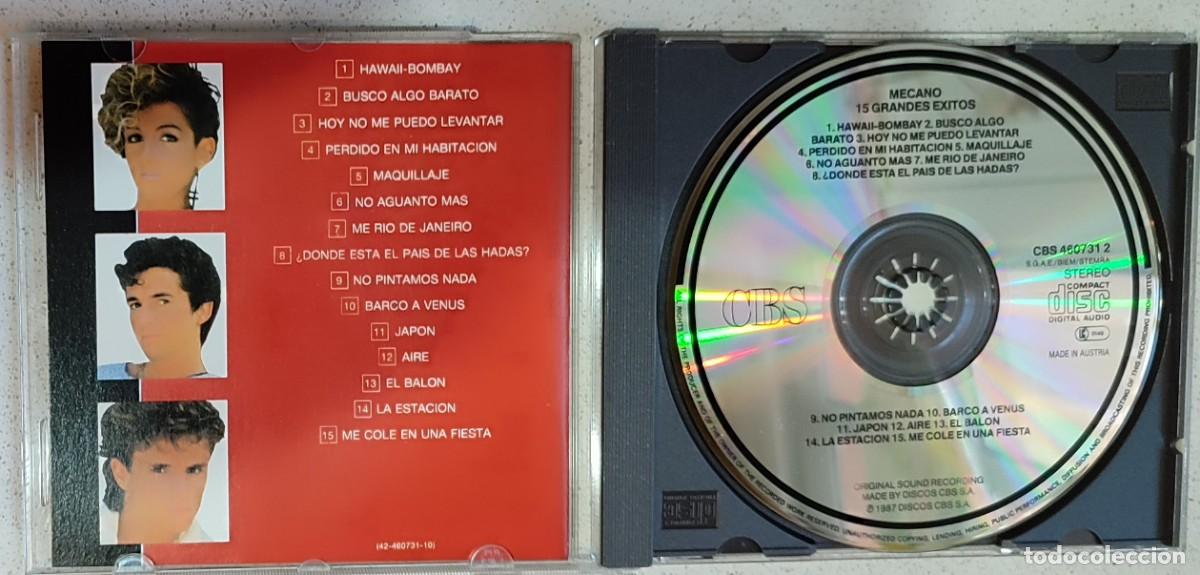 CDs de m&uacute;sica: MECANO - 15 GRANDES EXITOS (CD) 1987 - - Foto 2