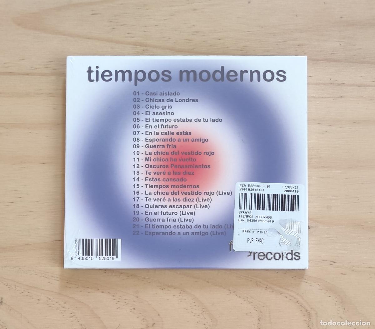 CDs de m&uacute;sica: Sprays - Tiempos modernos (2021) CD - Foto 2