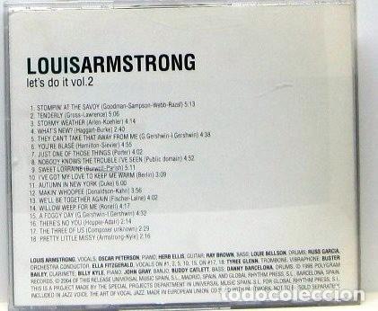 CDs de m&uacute;sica: LOUIS ARMSTRONG - LETS DO IT VOL. 2 - CD - Foto 2