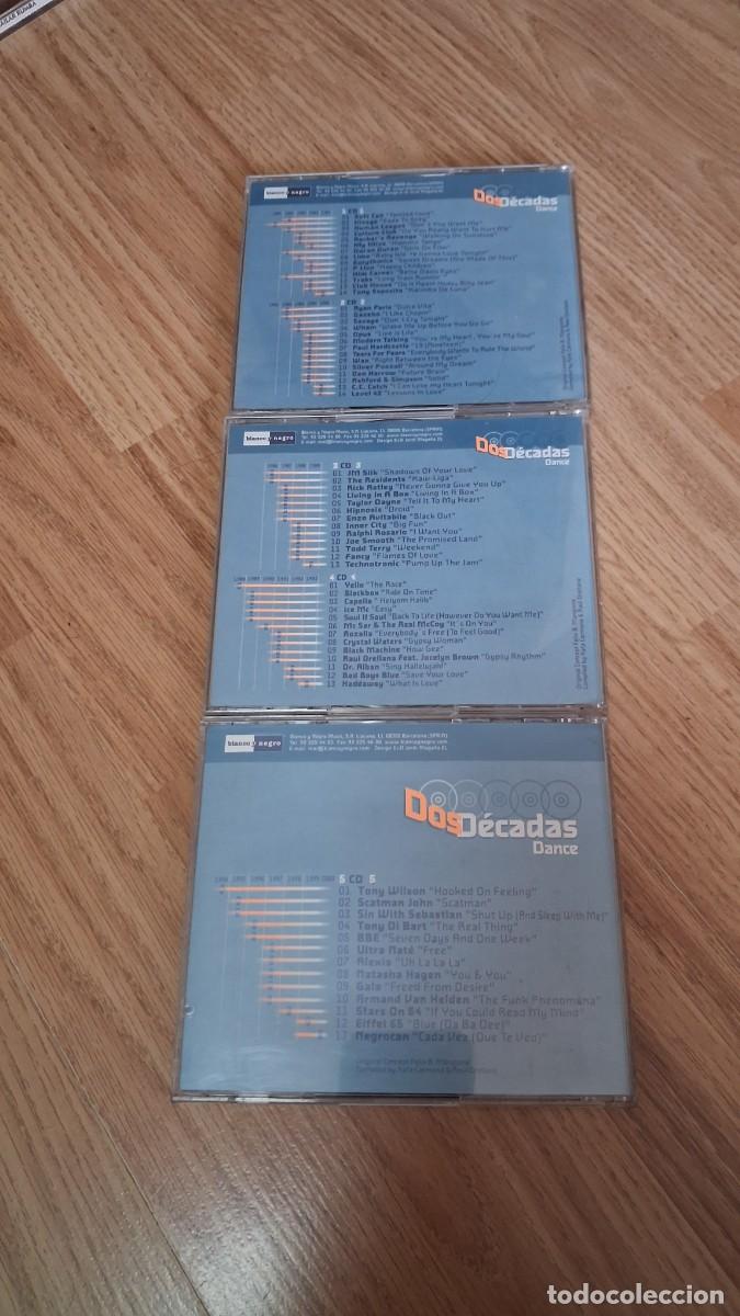 CDs de m&uacute;sica: Dos D&eacute;cadas Dance 5CDs - Foto 1