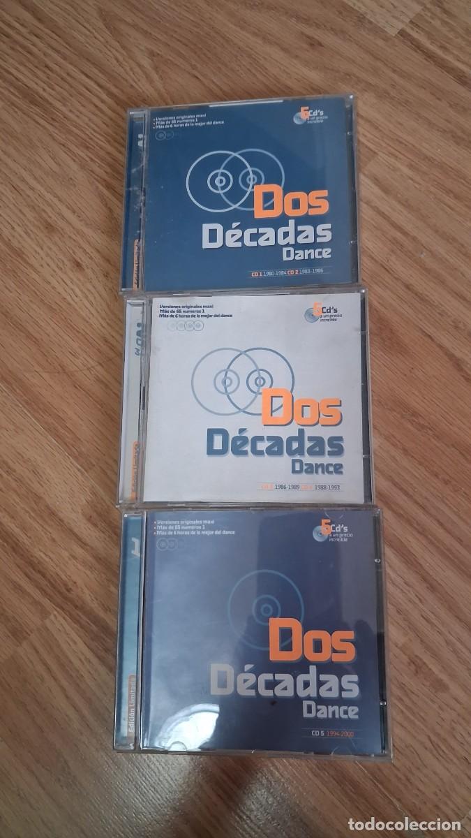 CDs de m&uacute;sica: Dos D&eacute;cadas Dance 5CDs - Foto 2