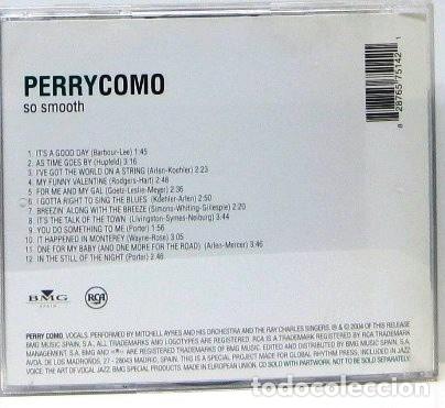 CDs de m&uacute;sica: PERRY COMO - SO SMOOTH - CD - Foto 2
