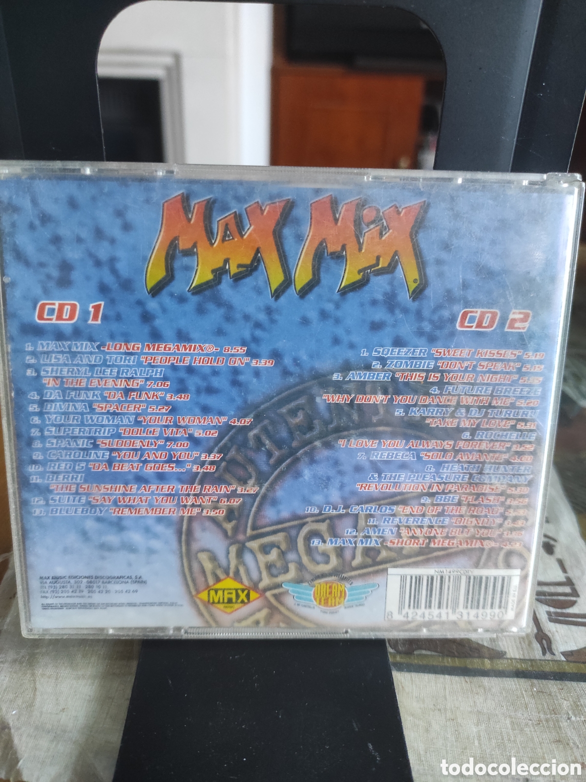 CDs de m&uacute;sica: Max Mix - El Aut&eacute;ntico Megamix - Foto 2