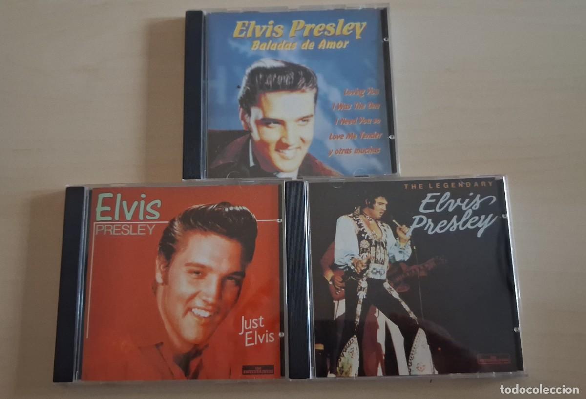 CDs de m&uacute;sica: Elvis Presley 3CDs &Eacute;xitos y baladas de Amor - Foto 1