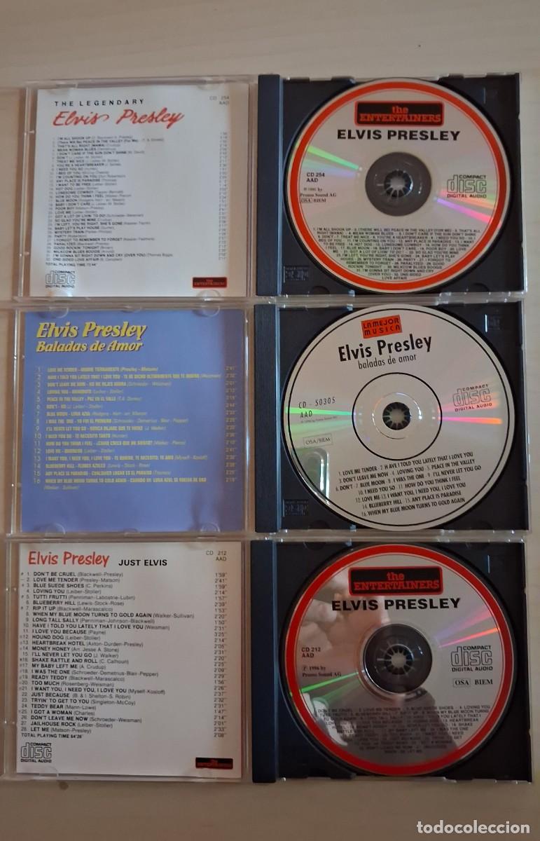 CDs de m&uacute;sica: Elvis Presley 3CDs &Eacute;xitos y baladas de Amor - Foto 2