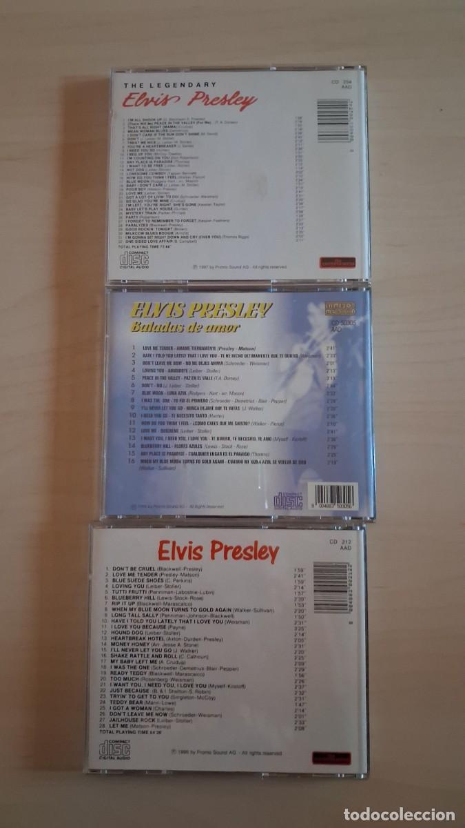 CDs de m&uacute;sica: Elvis Presley 3CDs &Eacute;xitos y baladas de Amor - Foto 3