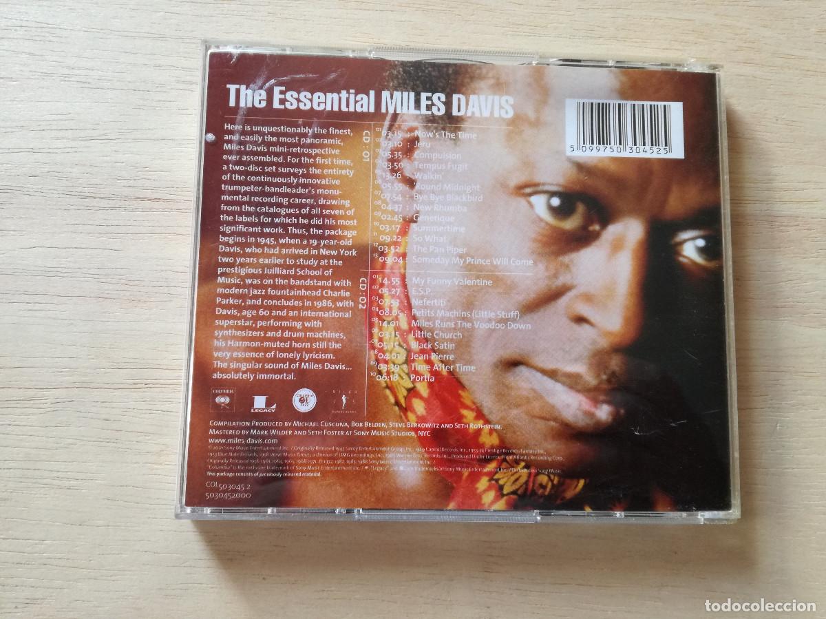 CDs de m&uacute;sica: MILES DAVIS - THE ESSENTIAL - 2XCD - PEDIDO MINIMO 7&euro; - Foto 4
