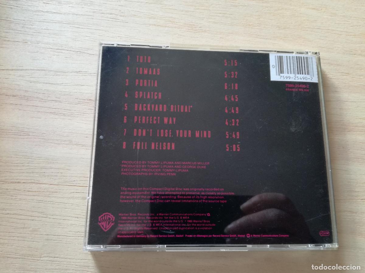 CDs de m&uacute;sica: MILES DAVIS - TUTU - PEDIDO MINIMO 7&euro; - Foto 3