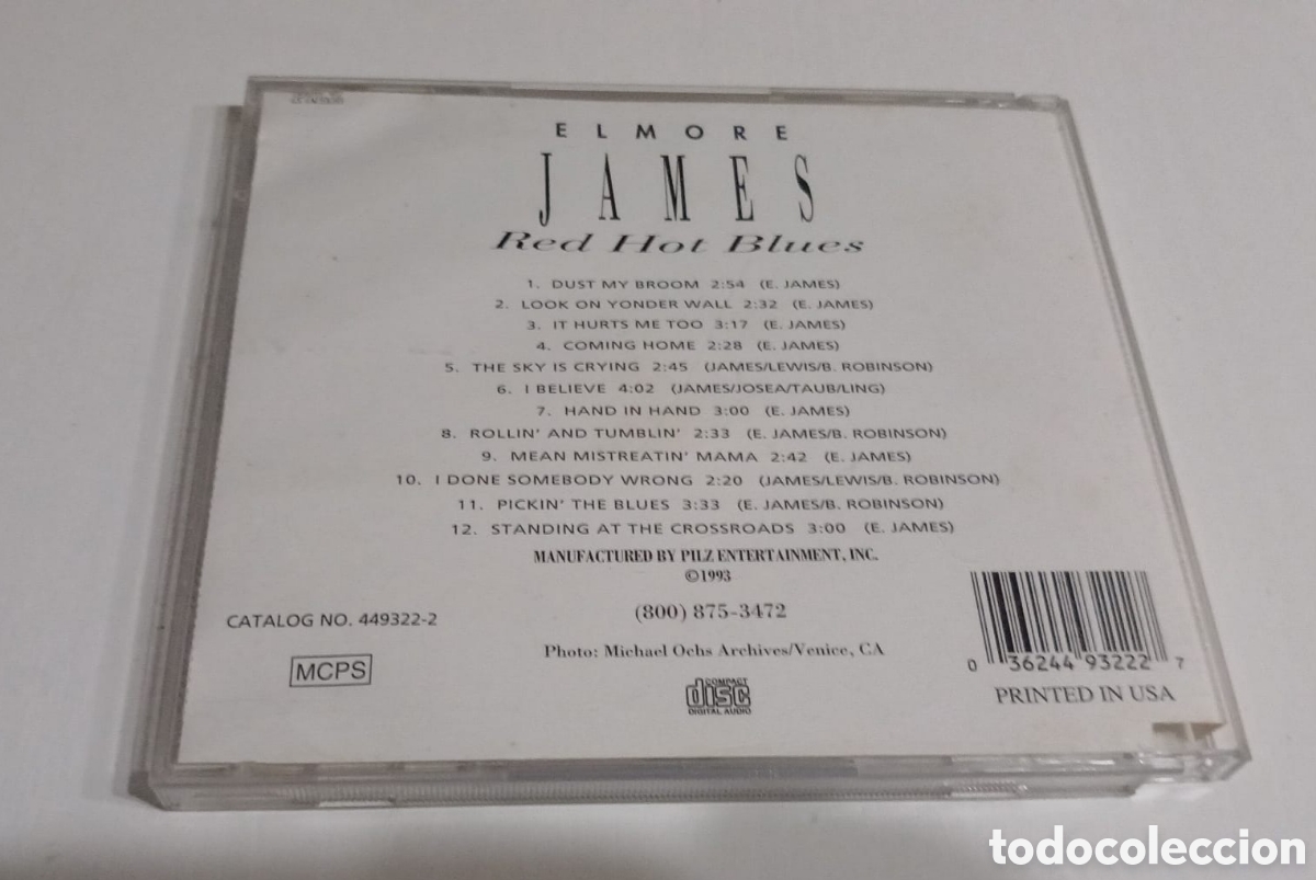 CDs de m&uacute;sica: ELMORE JAMES - RED HOT BLUES - Foto 2