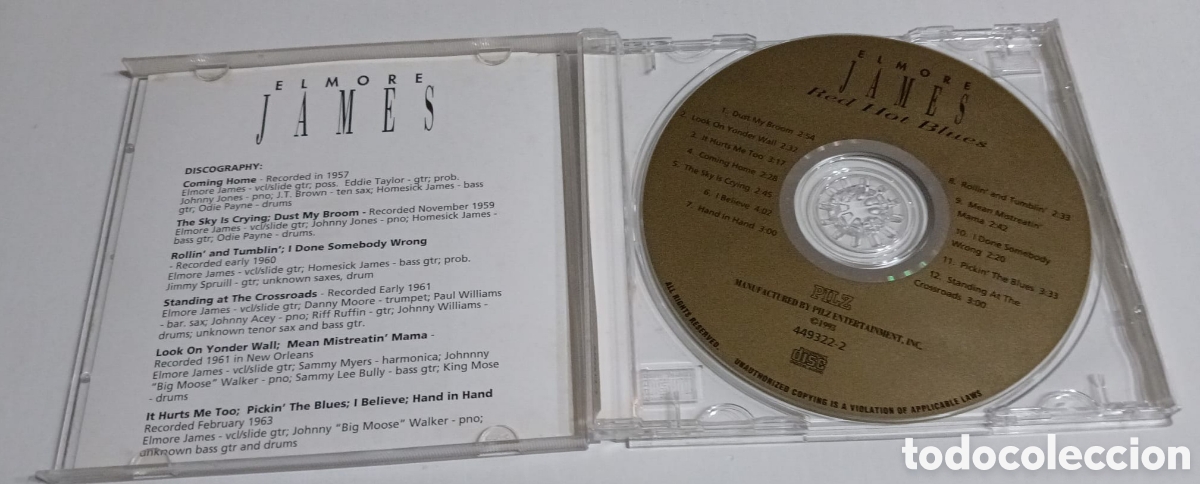 CDs de m&uacute;sica: ELMORE JAMES - RED HOT BLUES - Foto 3