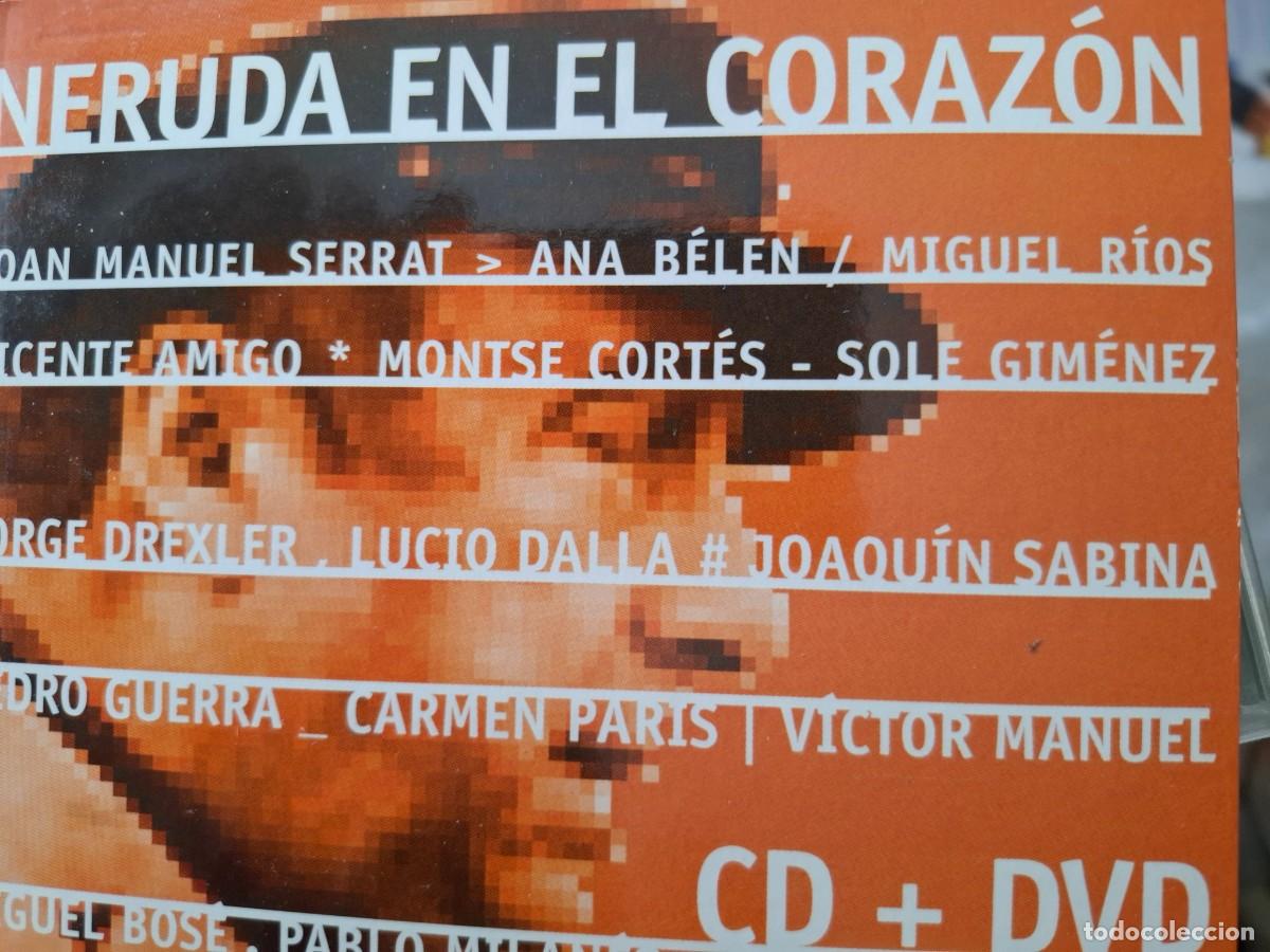 CDs de m&uacute;sica: Neruda en el coraz&oacute;n CD y DVD varios cantantes - Foto 1