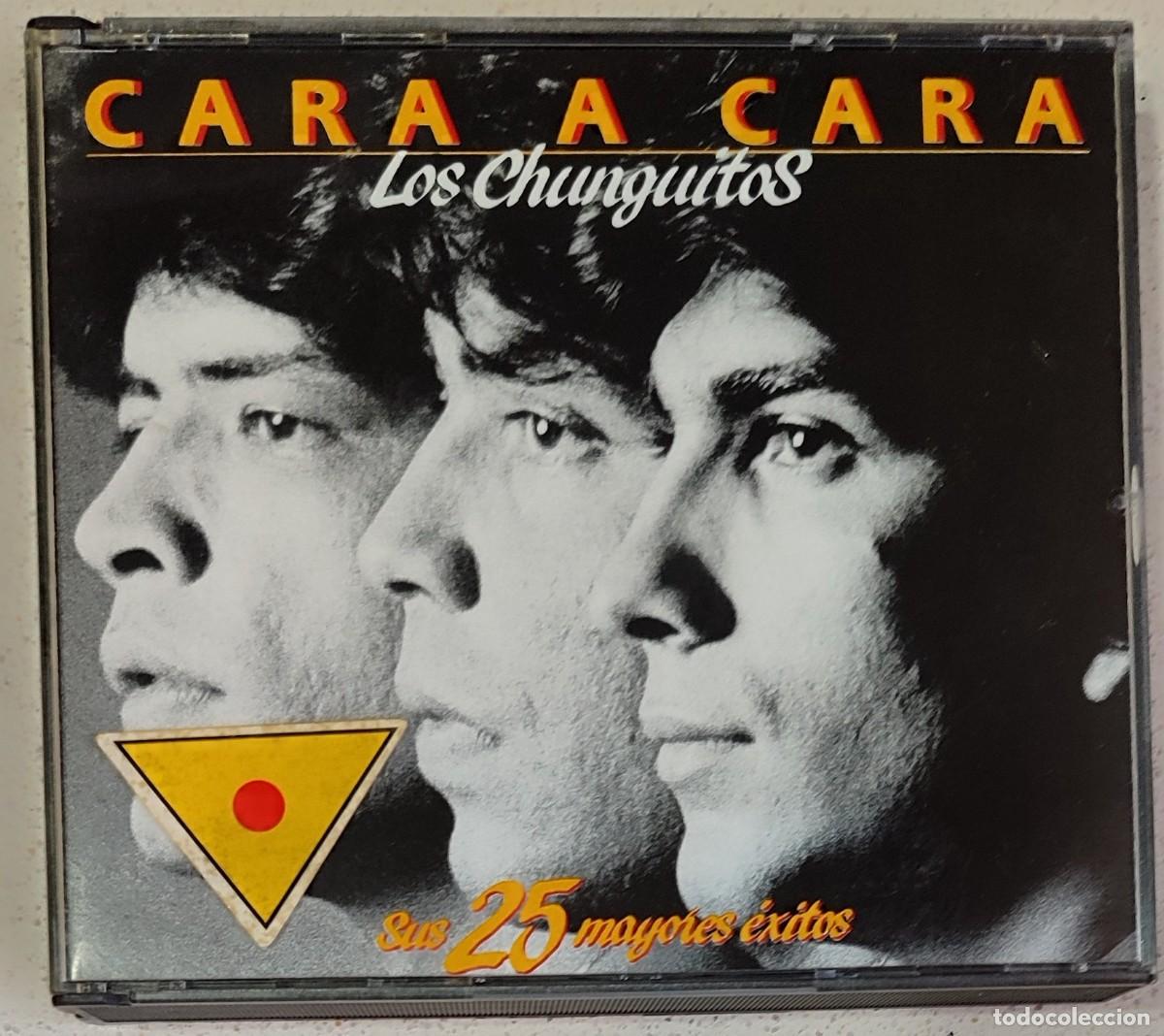CDs de m&uacute;sica: LOS CHUNGUITOS - CARA A CARA (2CD) 1991 - 25 EXITOS - Foto 1